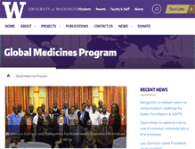 Tablet Screenshot of globalmedicines.org